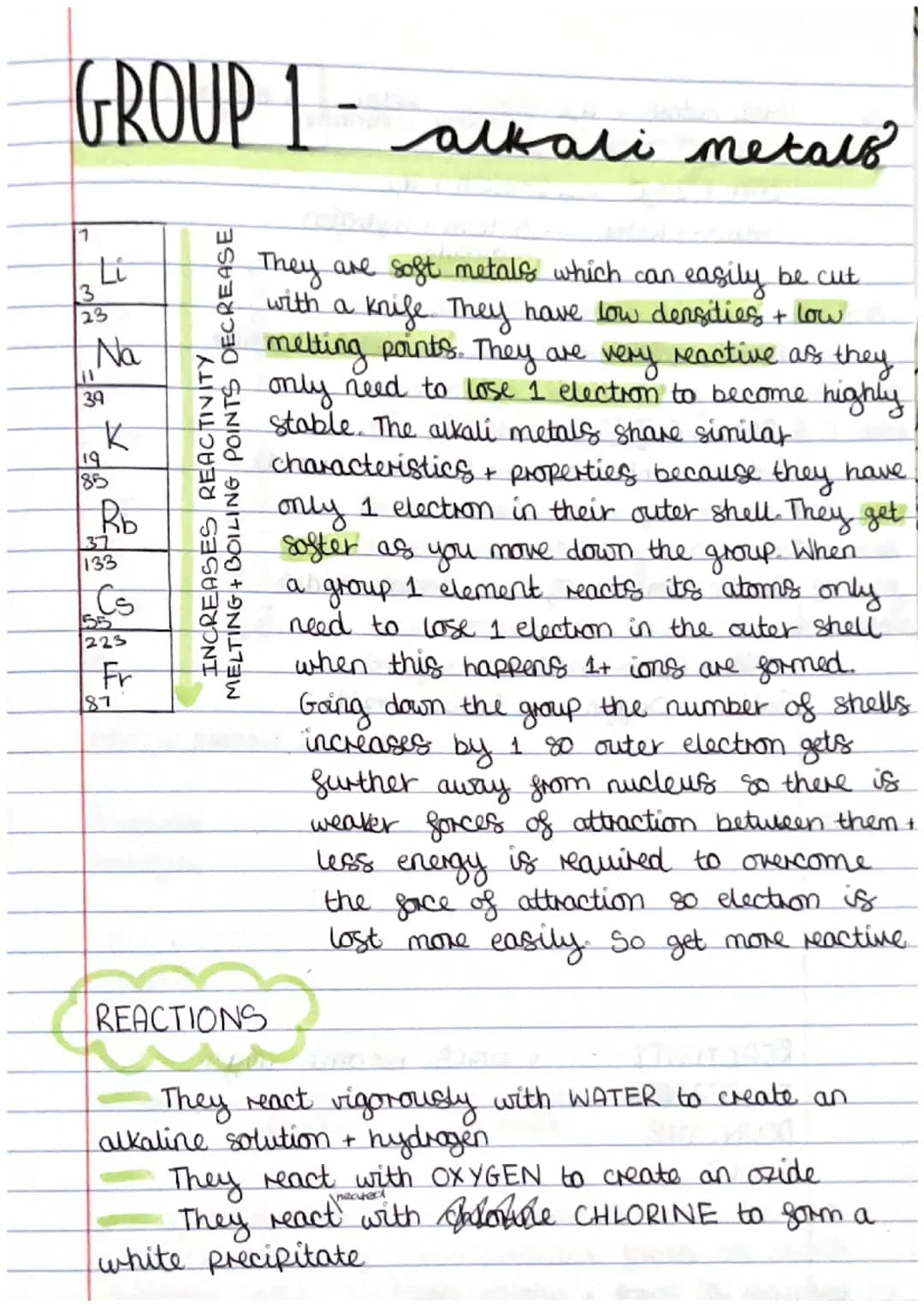 GROUP O- noble gases
They are colourless, urreactive gases which
have full outer shells, which makes them.
very stable. They are colourless 