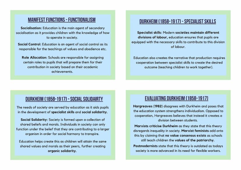 WHAT DOES MARXISM SAY ABOUT EDUCATION?
Marxists would criticise the functionalist belief that education
creates fair & equal opportunities, 