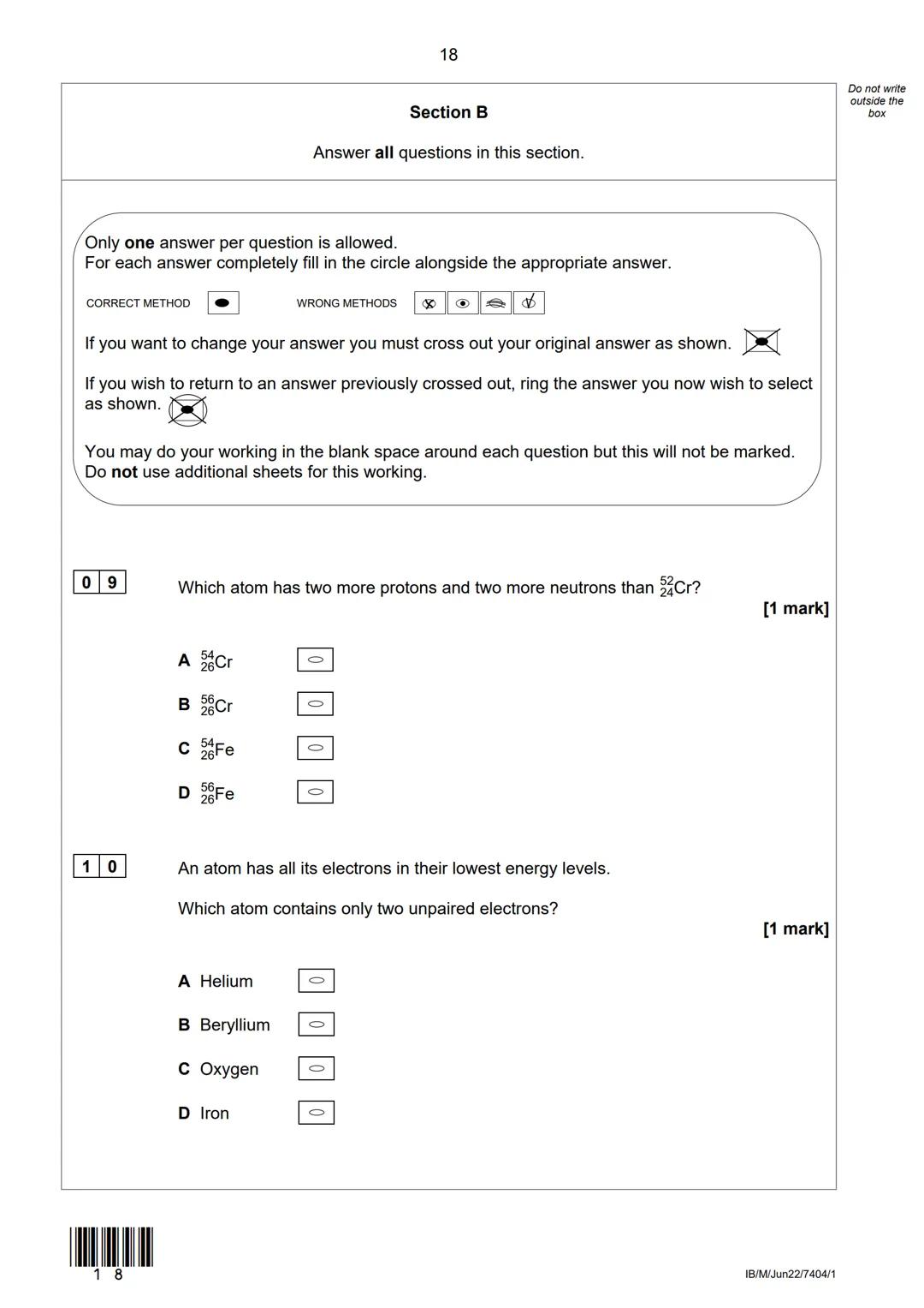 AQA
Please write clearly in block capitals.
Centre number
Surname
Forename(s)
Candidate signature
AS
I declare this is my own work.
CHEMISTR