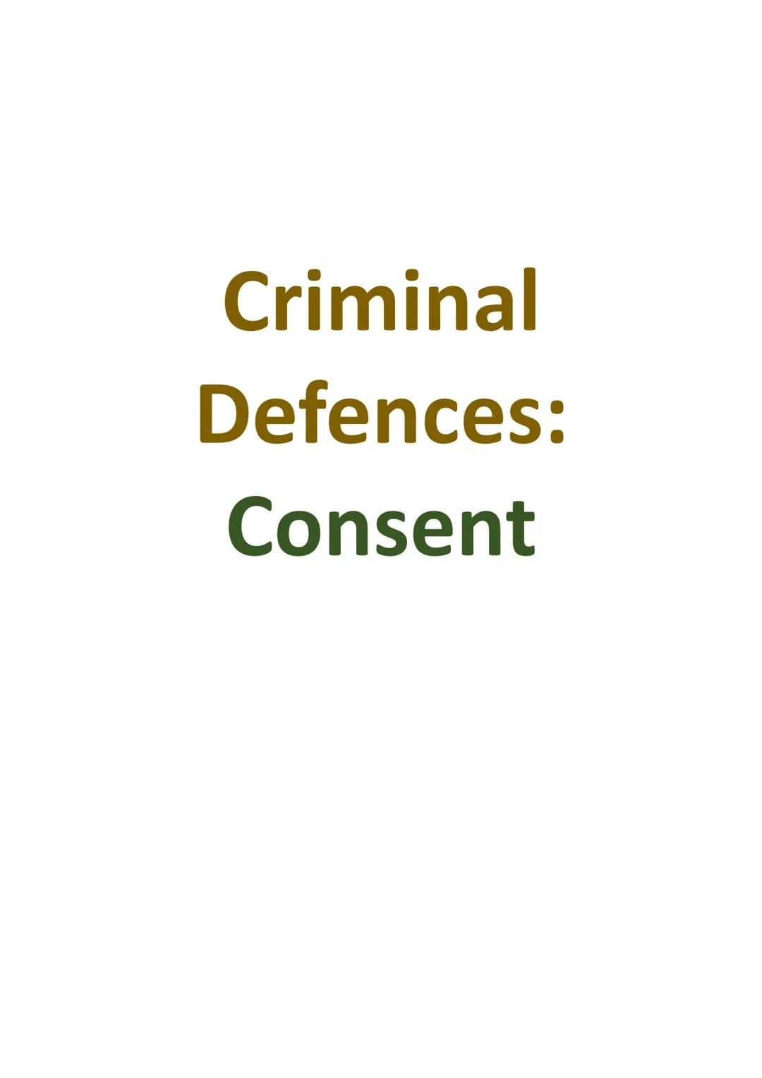 Consent 