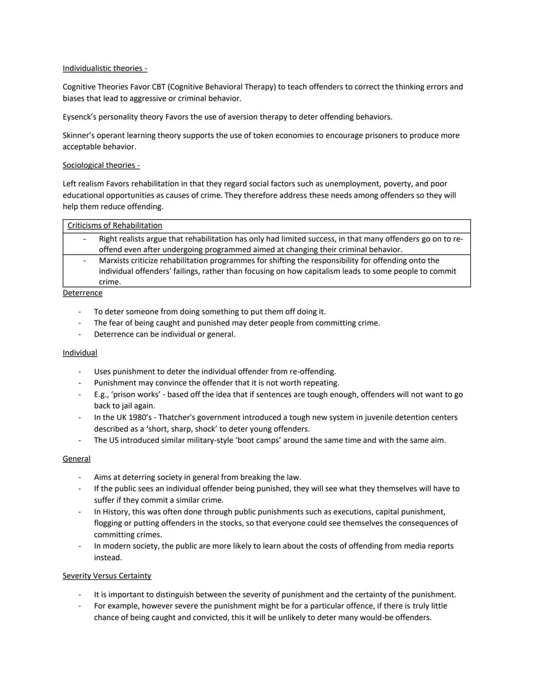Criminology Unit 4 Notes.
AC1.1 Law making.
The law in England and Wales is made within the government through parliament and the judiciary.