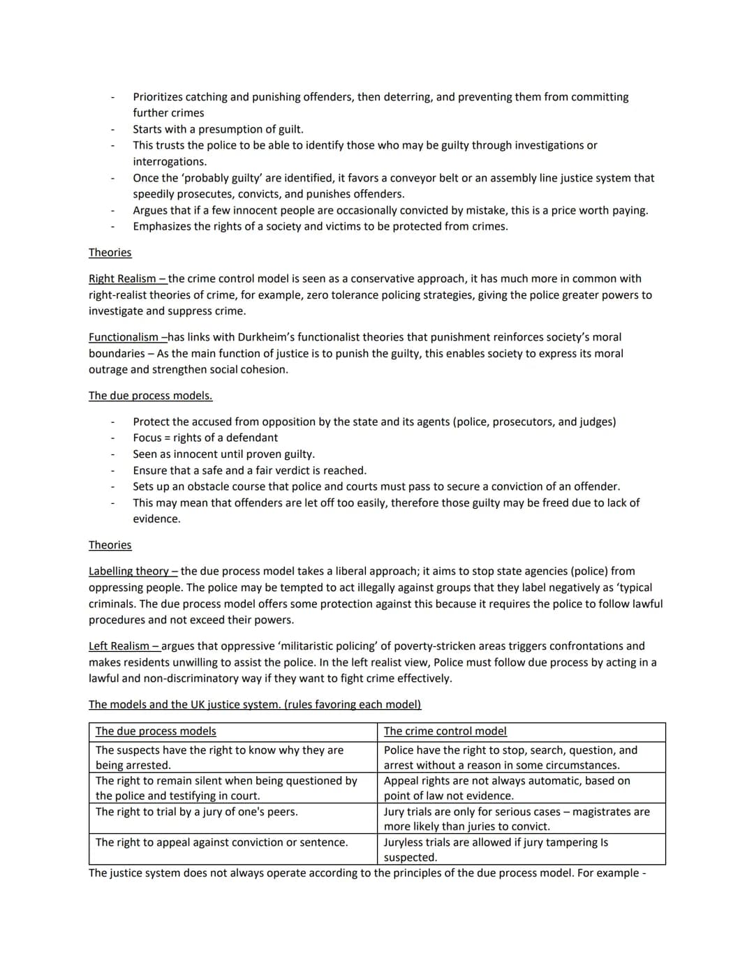 Criminology Unit 4 Notes.
AC1.1 Law making.
The law in England and Wales is made within the government through parliament and the judiciary.