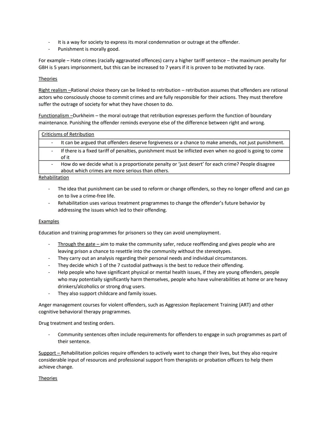 Criminology Unit 4 Notes.
AC1.1 Law making.
The law in England and Wales is made within the government through parliament and the judiciary.