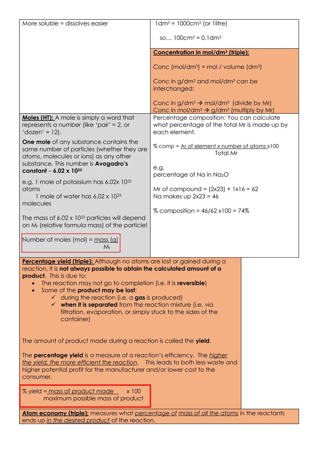 Atomic structure and periodic table
Elements contain only one type of atom
Compounds are substances made from two or more different elements