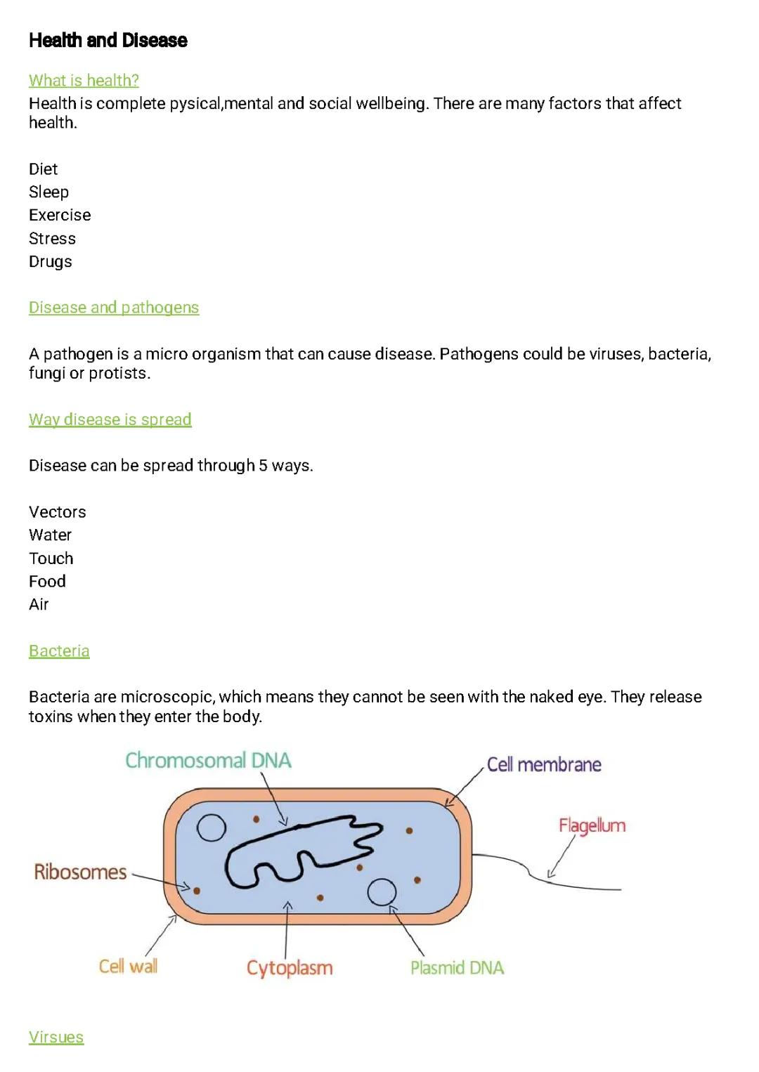 Health And Disease