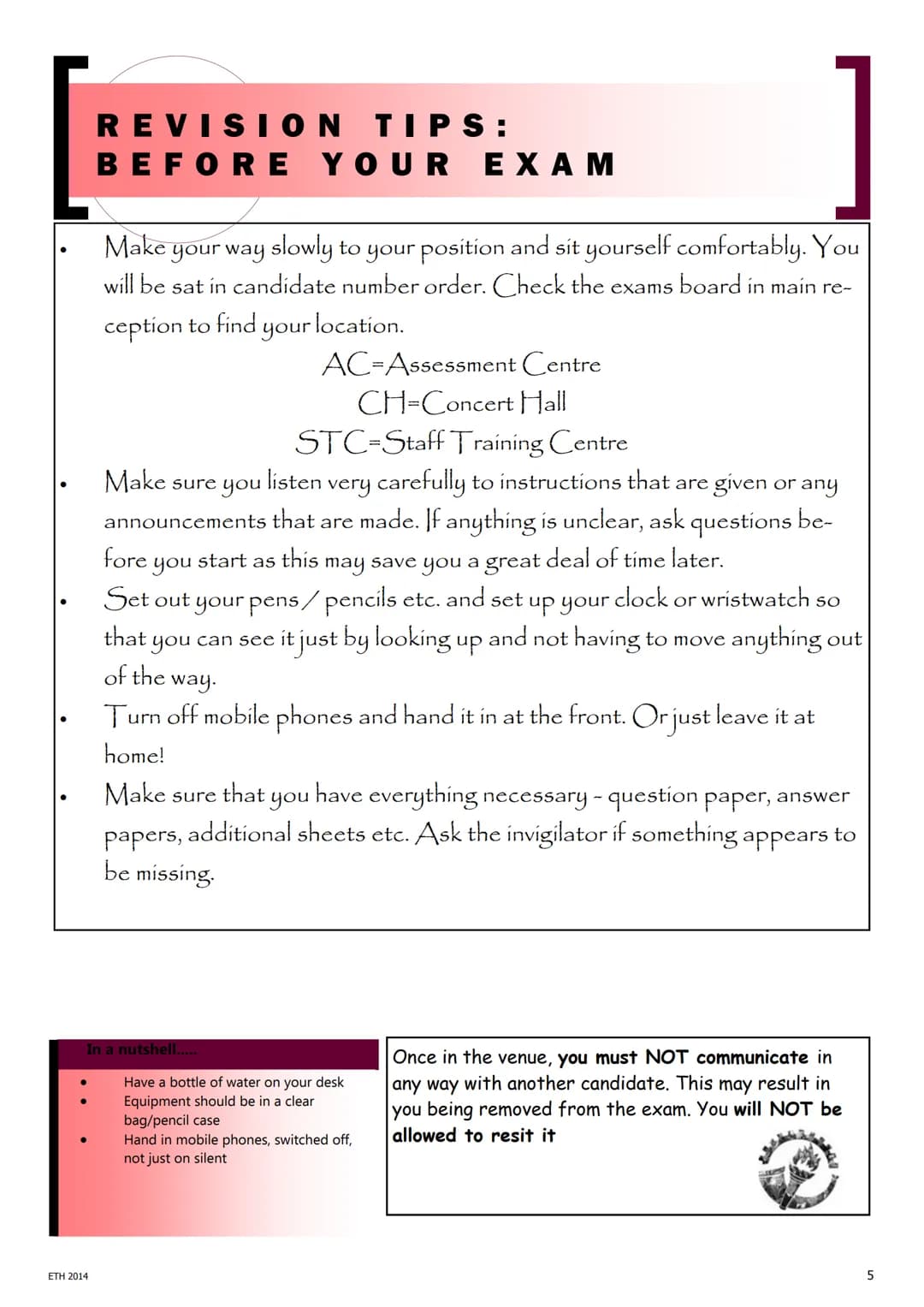 1
So, your coursework is worth 60% which leaves the remaining 40% for the
written exam paper.
OCR GCSE
CHILD DEVELOPMENT
REVISION GUIDE
Ever