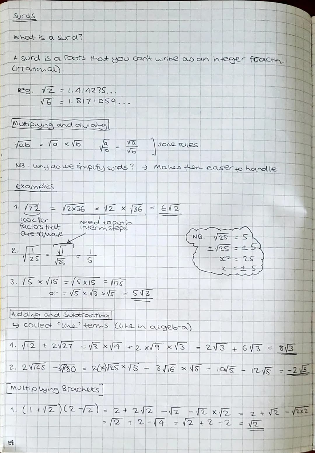 Easy Steps to Simplify Surds and Solve Equations