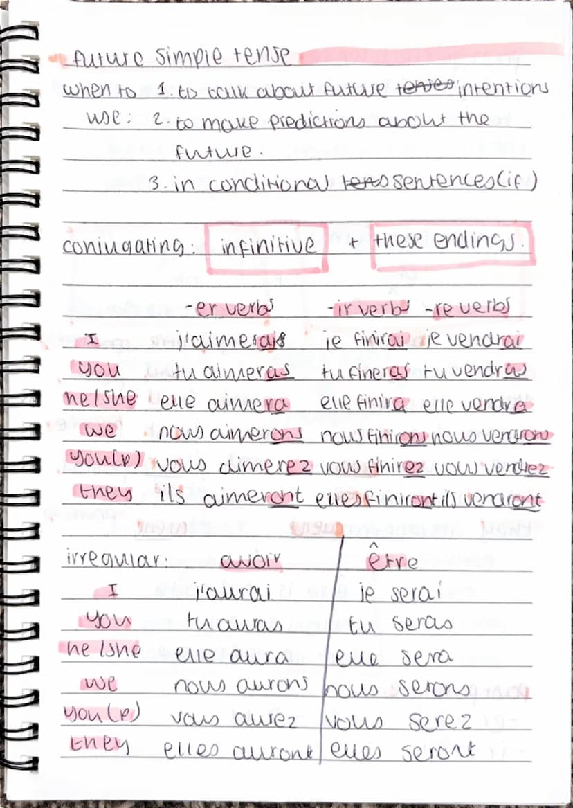 Present tense
type I
Coniugaling: er verbs ir verbs -ir verbs
Tenses
type 2
-revenas
I
-e
-is
lets
-S
You
-es
-15
es/-s
-S
The Ishe
-it
e
-e
