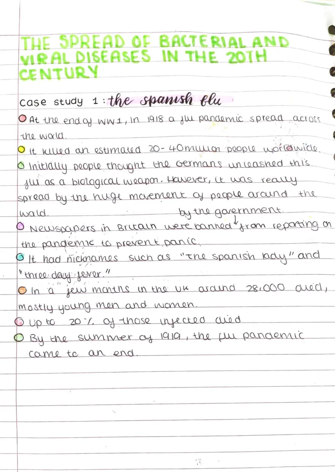 Understanding the Spanish Flu: Key Facts for Students