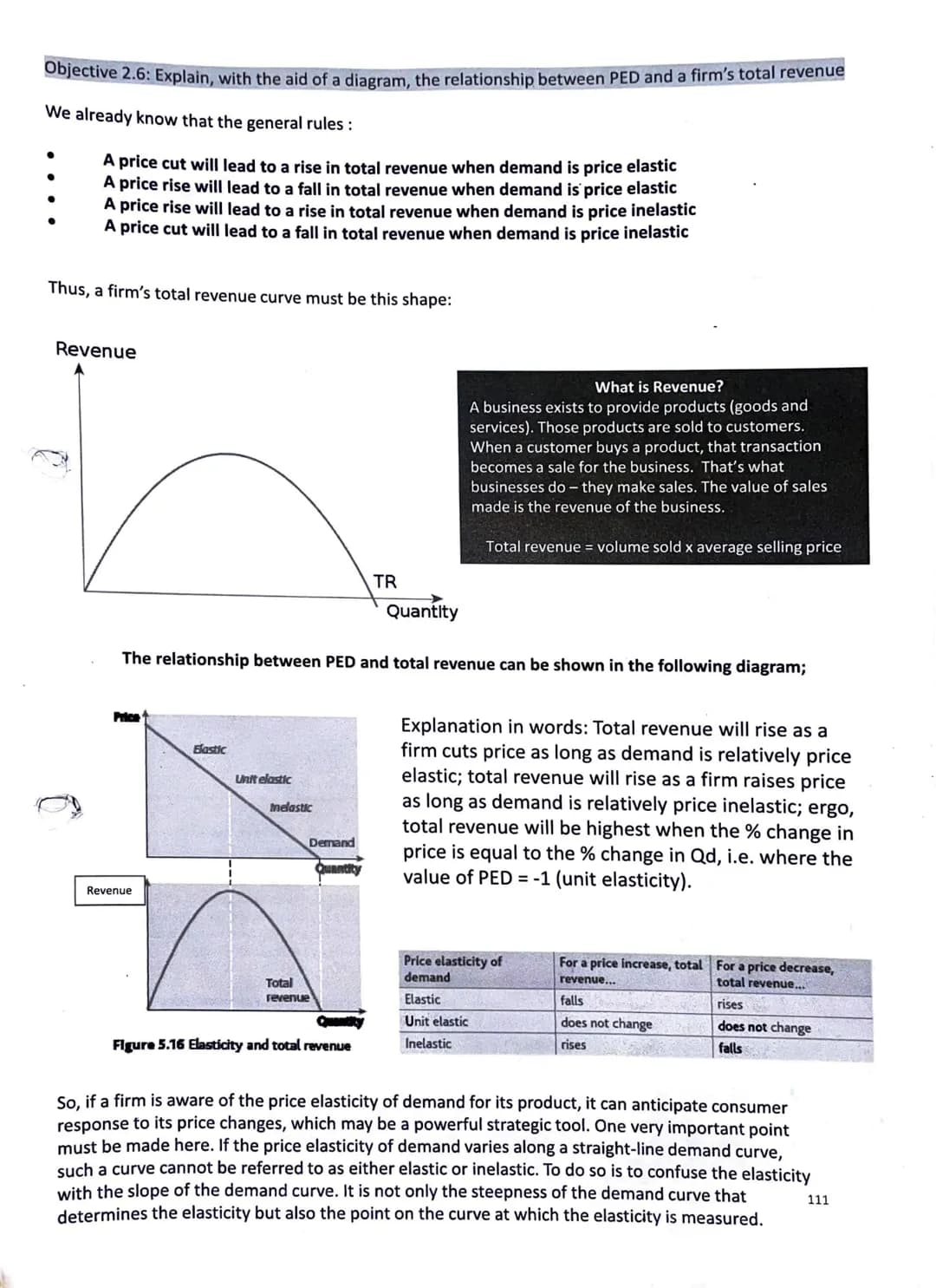 Objective 2.6: Explain what is meant by elasticity
Elasticity-the sensitivity of demand and supply
measures the responsiveness
Definition: E