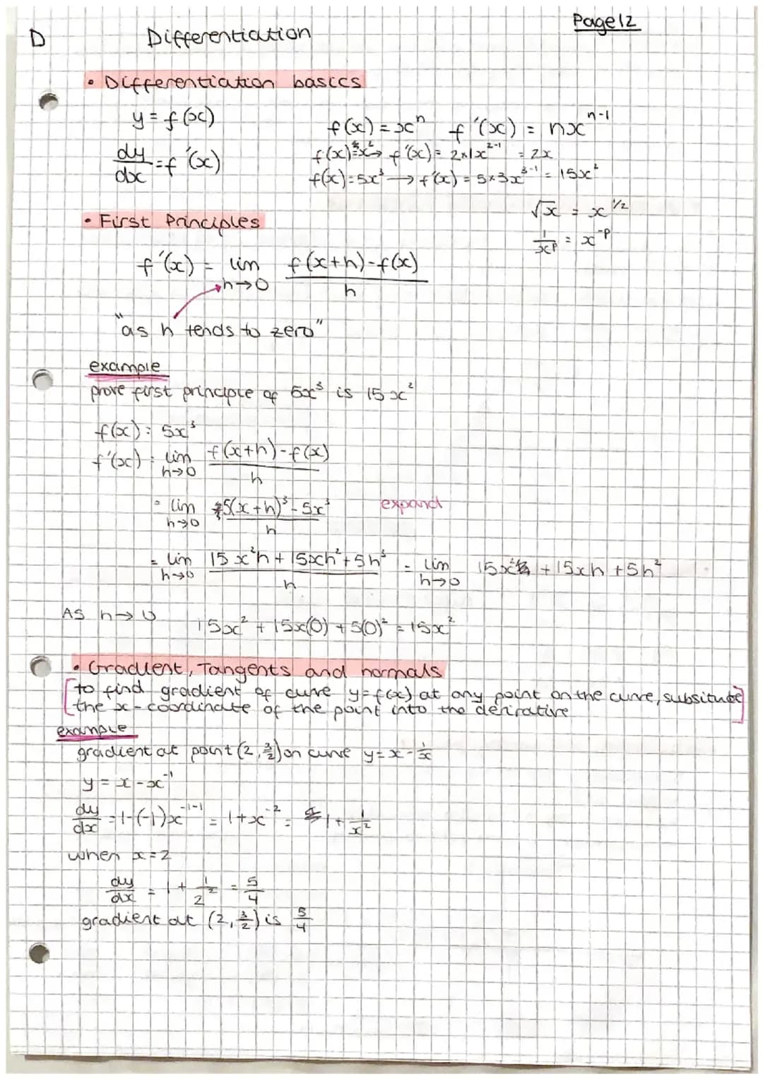 Understanding Differentiation: Gradients, Tangents, and More!