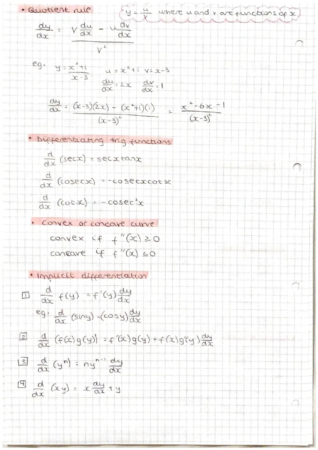 C
Differentiation
.
Differentiation
y = f (oc)
dy = f (x)
doc
• First Principles
f'(x) = lim f(x+h)-f(x)
[→]
h
as h tends to zero'
example
p