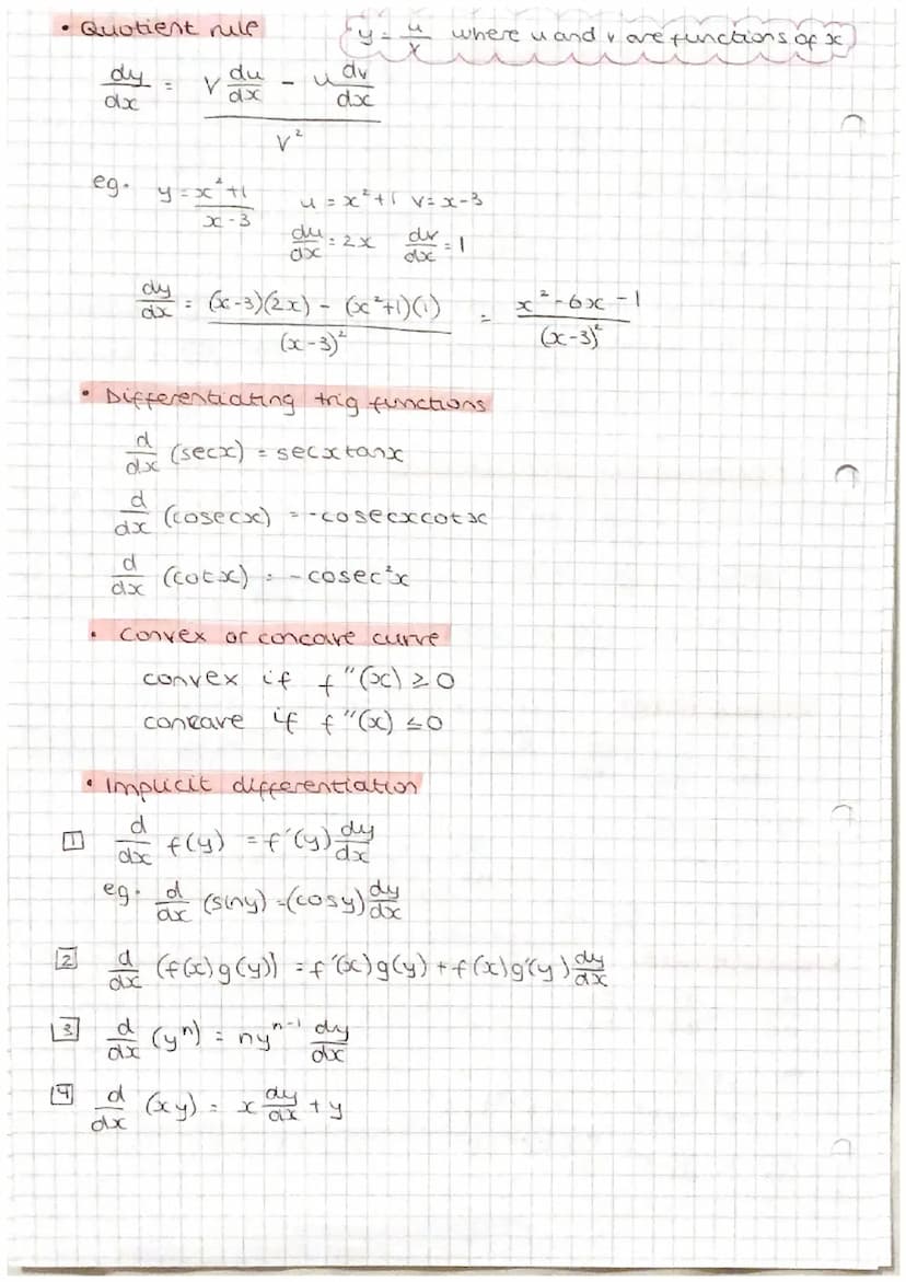 C
Differentiation
.
Differentiation
y = f (oc)
dy = f (x)
doc
• First Principles
f'(x) = lim f(x+h)-f(x)
[→]
h
as h tends to zero'
example
p