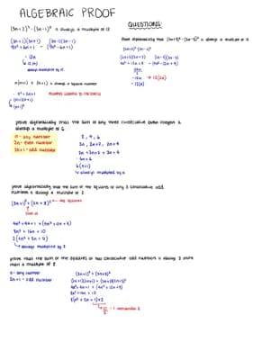 Know Algebraic Proof GCSE thumbnail