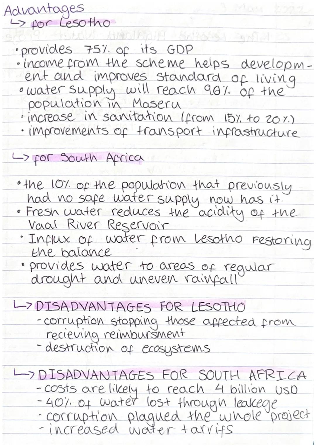 L
esotho Highland Water Project

LESOTHO → Lesotho is a highland country
in southern Africa surround-
ed by the country of South
Africa

Les