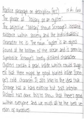 Know Paragraph analysis of Dickens description of Scrooge thumbnail