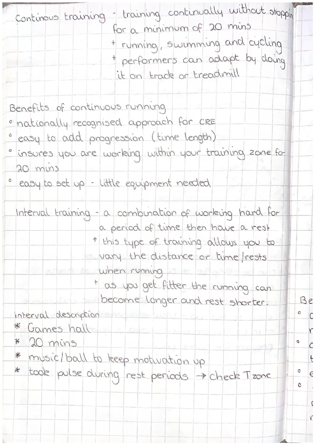 factors impacting performance
Section1 portfolio
PHYSICAL
CRE - the ability of our heart and lungs to cope with
activity over a period of ti