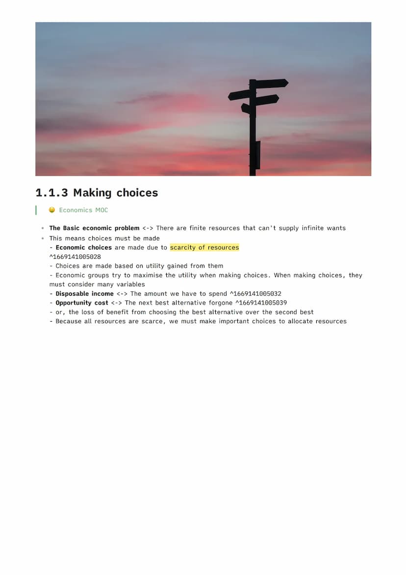 Economics Paper 1
Reuben Cowell 1.1.1 Economic Activity
Economics MOC
3.1.1.1 Economic activity
Content
•
Needs and wants
•
The central purp