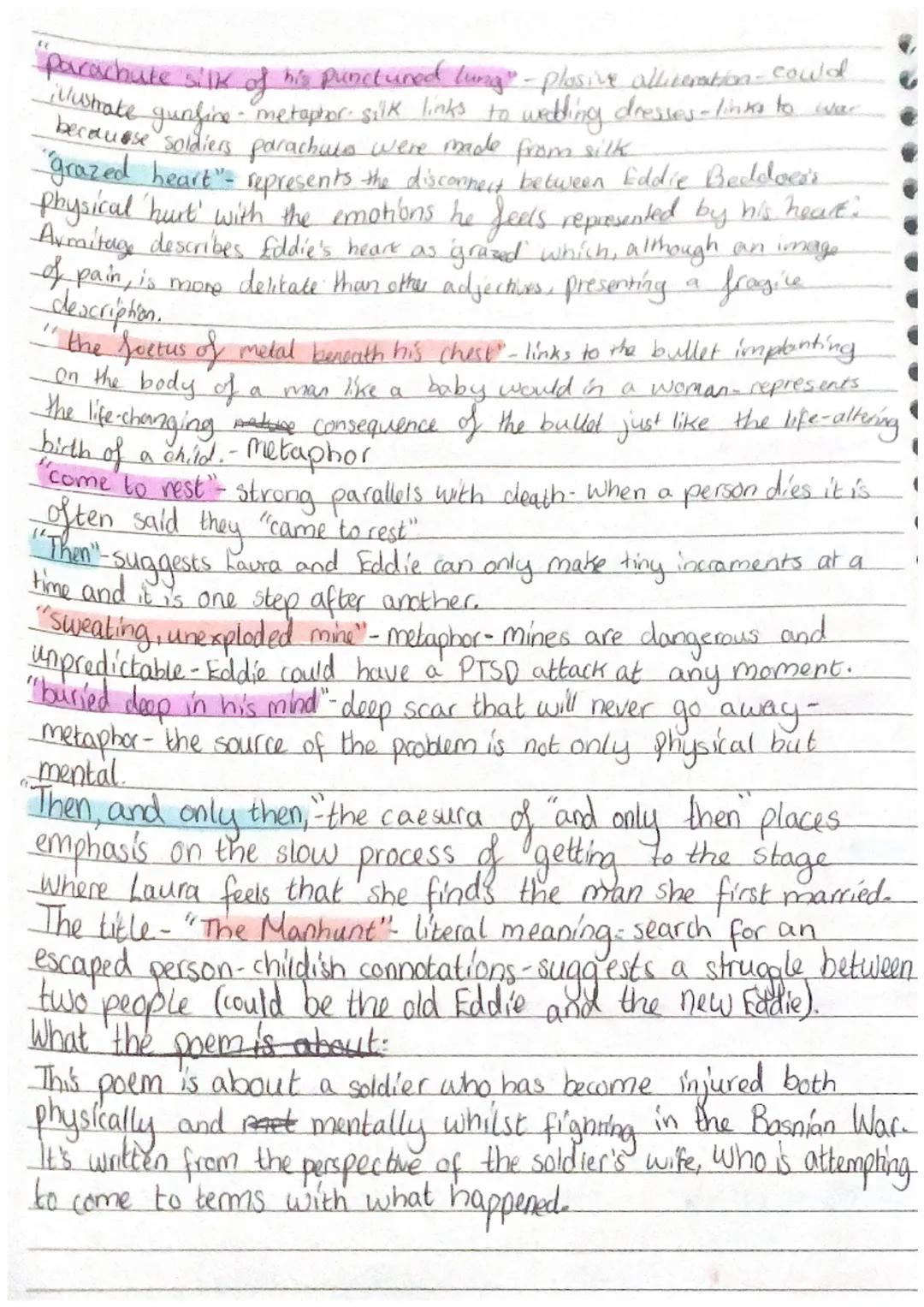 Poem I of 18- The Manhunt by Simon Armitage
→ The Manhunt
→ After the first phase,
→ after passionate nights and intimate days,
@a
and handl