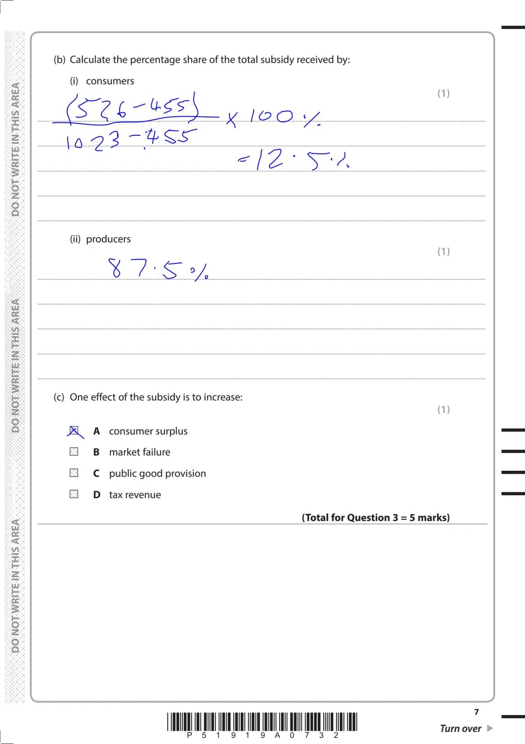 Write your name here
Surname
Centre Number
Pearson Edexcel
Level 3 GCE
Economics A
Tuesday 6 June 2017 - Afternoon
Time: 2 hours
P51919A
©20