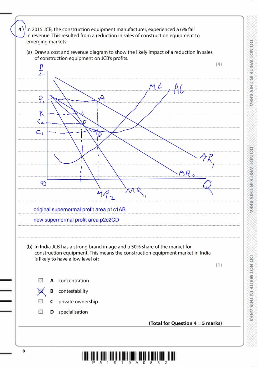 Write your name here
Surname
Centre Number
Pearson Edexcel
Level 3 GCE
Economics A
Tuesday 6 June 2017 - Afternoon
Time: 2 hours
P51919A
©20