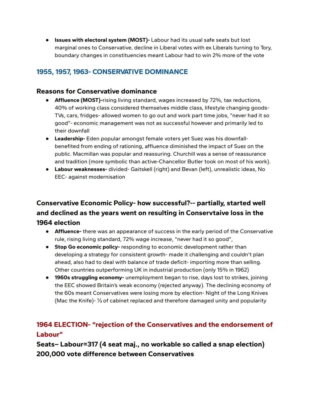BRITISH HISTORY BLURT!!!!
TIMELINE OF ELECTIONS AND LEADERS
1945 ELECTION-Attlee
1951 ELECTION- Churchill
1955 ELECTION- Eden
1957- Macmilla