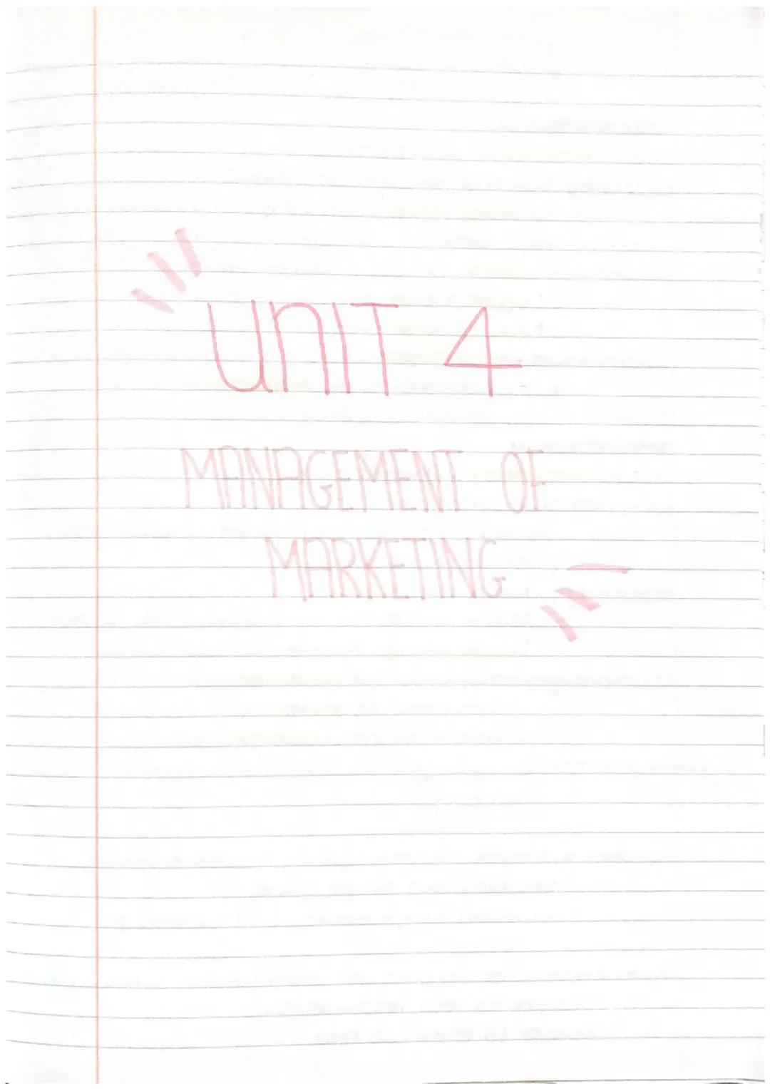 UNIT 4
MANAGEMENT OF
MARKETING market research
field research
• this is first hand information
examples surveys (phone, email, forms)
•face 