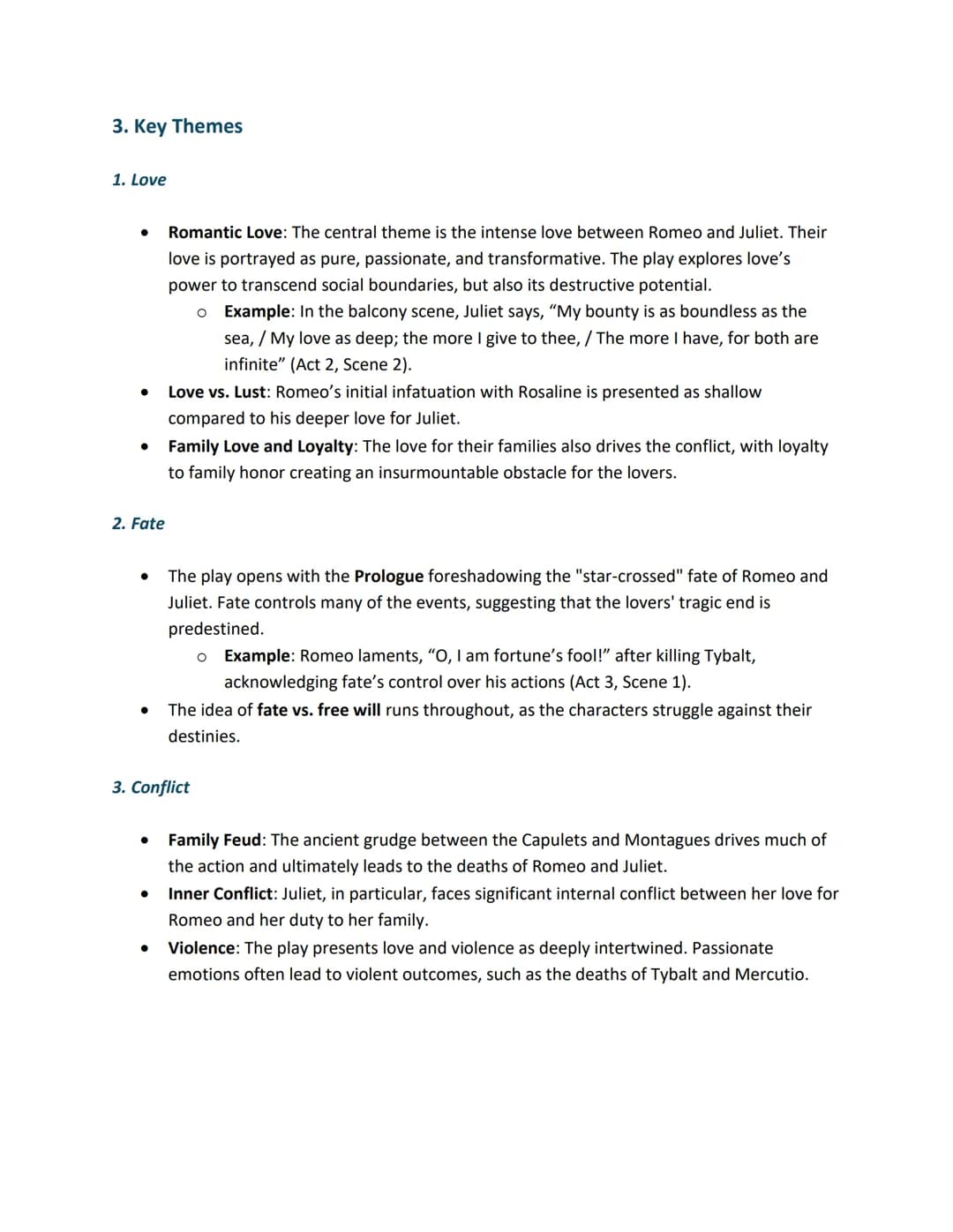 GCSE English Literature: Detailed Notes on Romeo and Juliet by William Shakespeare
1. Context of the Play
Romeo and Juliet was written by Wi