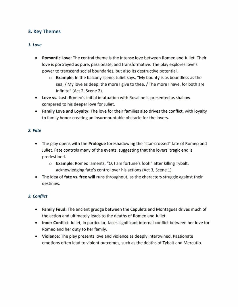 GCSE English Literature: Detailed Notes on Romeo and Juliet by William Shakespeare
1. Context of the Play
Romeo and Juliet was written by Wi