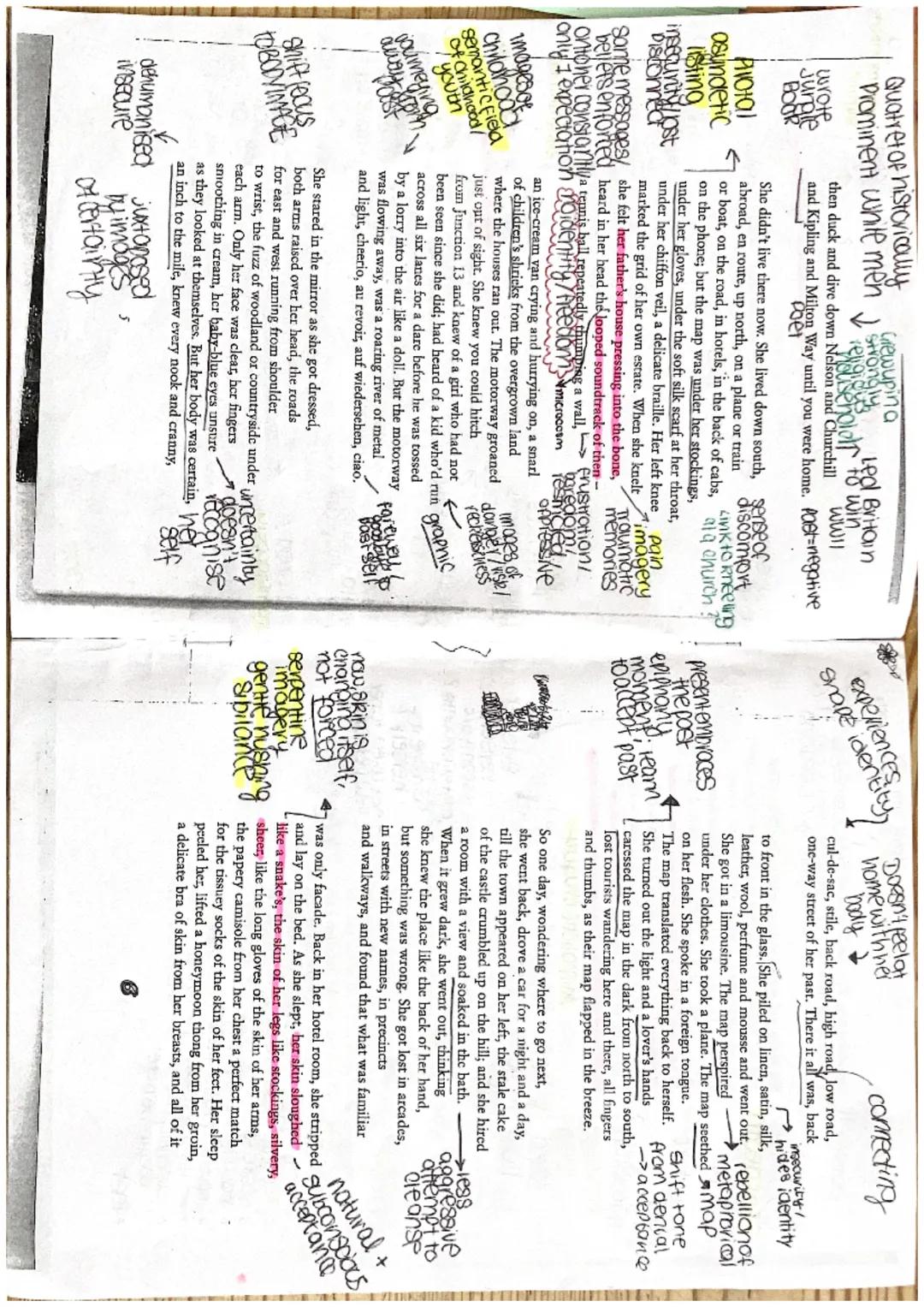 FORM
-3rd person
-Past Tense
Autobiographical
* evidence *
covering up
identity.
mop metaphor
sname felt by
identity
Mirrors
red
cloaks worn