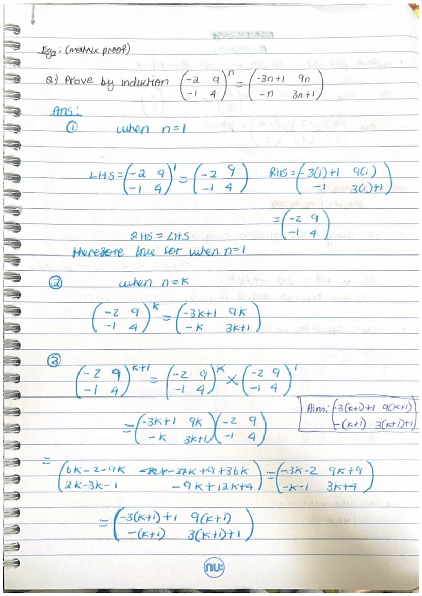 ●
8- Preet by induction
we can use proof by induction whenever we want to
show some properly holds for all integers (usually positive
up to 