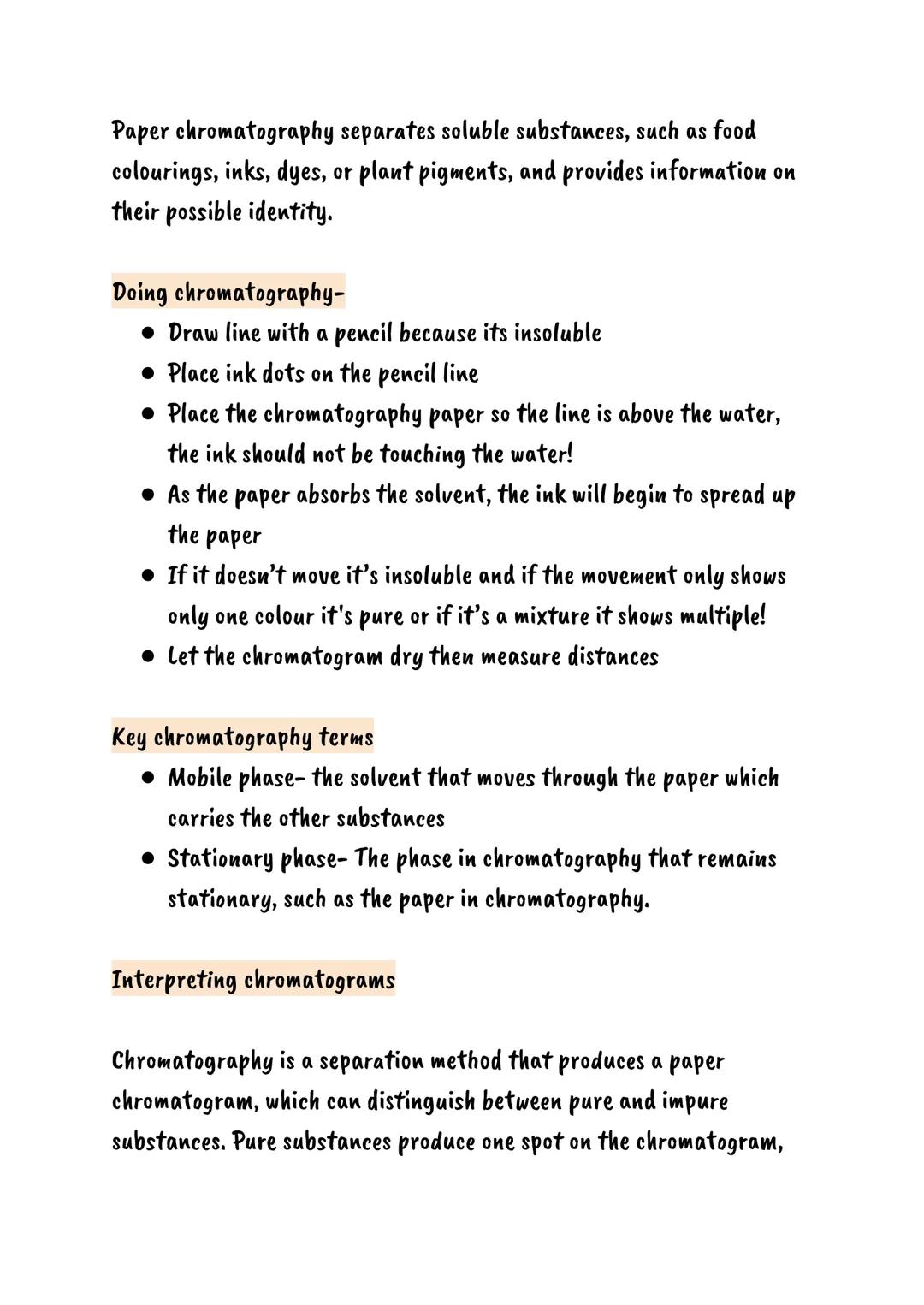 # Chemical analysis-
Combined science topic 8
What is a pure substance
• A pure substance is something that only consists of one element
or 