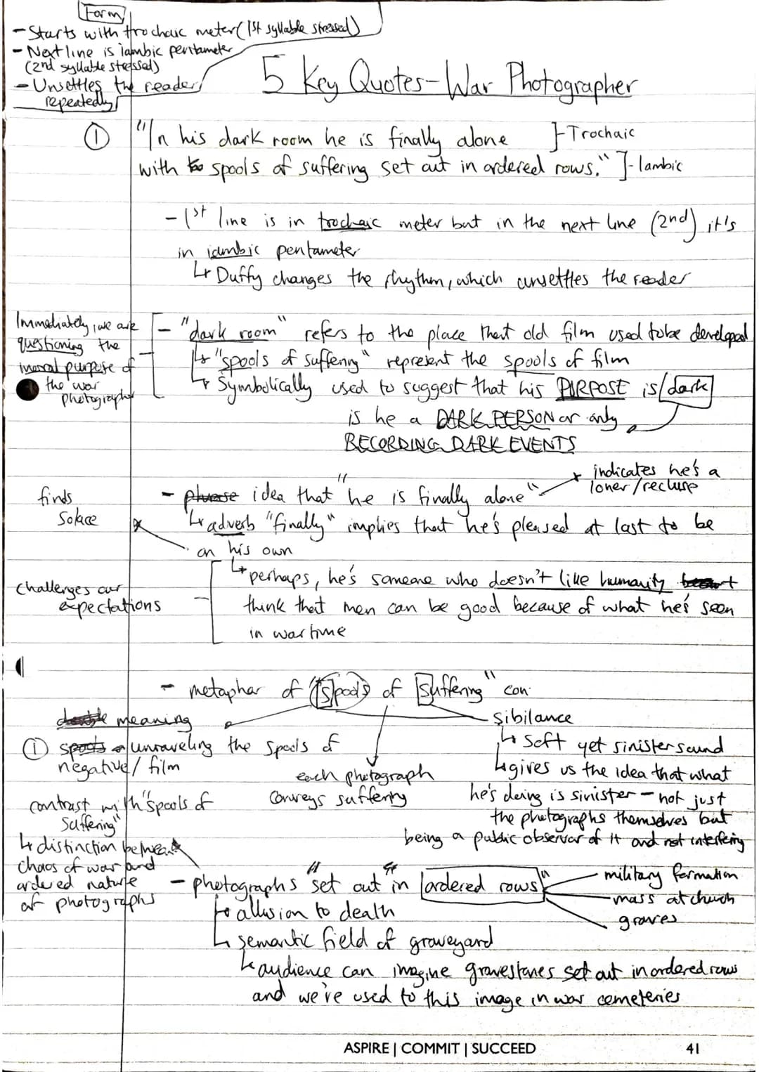 Form
-Starts with trochaic meter (1st syllable stressed)
- Next line is iambic pentameter
(2nd syllable stressed)
-Unsettles the reader,
rep