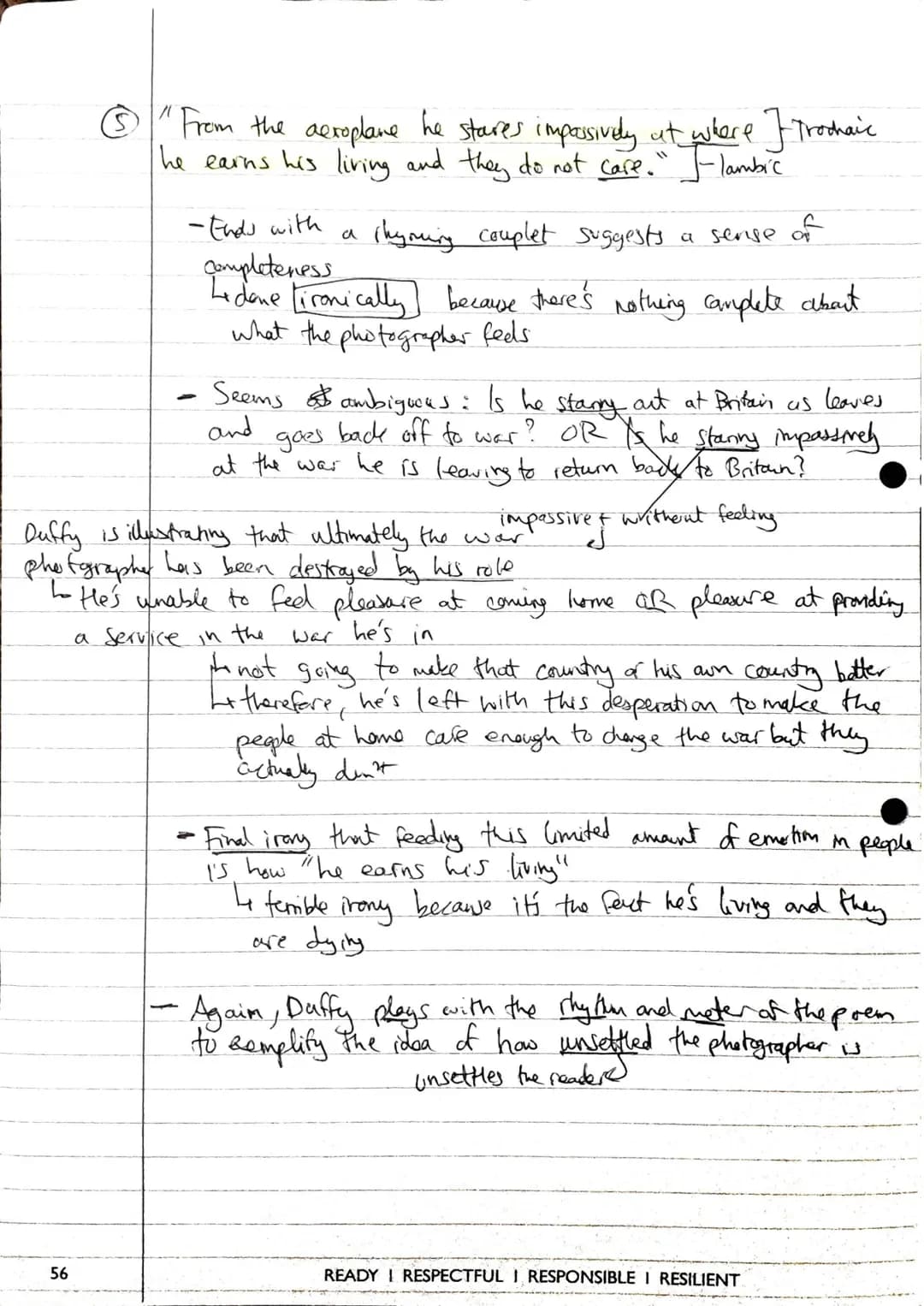 Form
-Starts with trochaic meter (1st syllable stressed)
- Next line is iambic pentameter
(2nd syllable stressed)
-Unsettles the reader,
rep