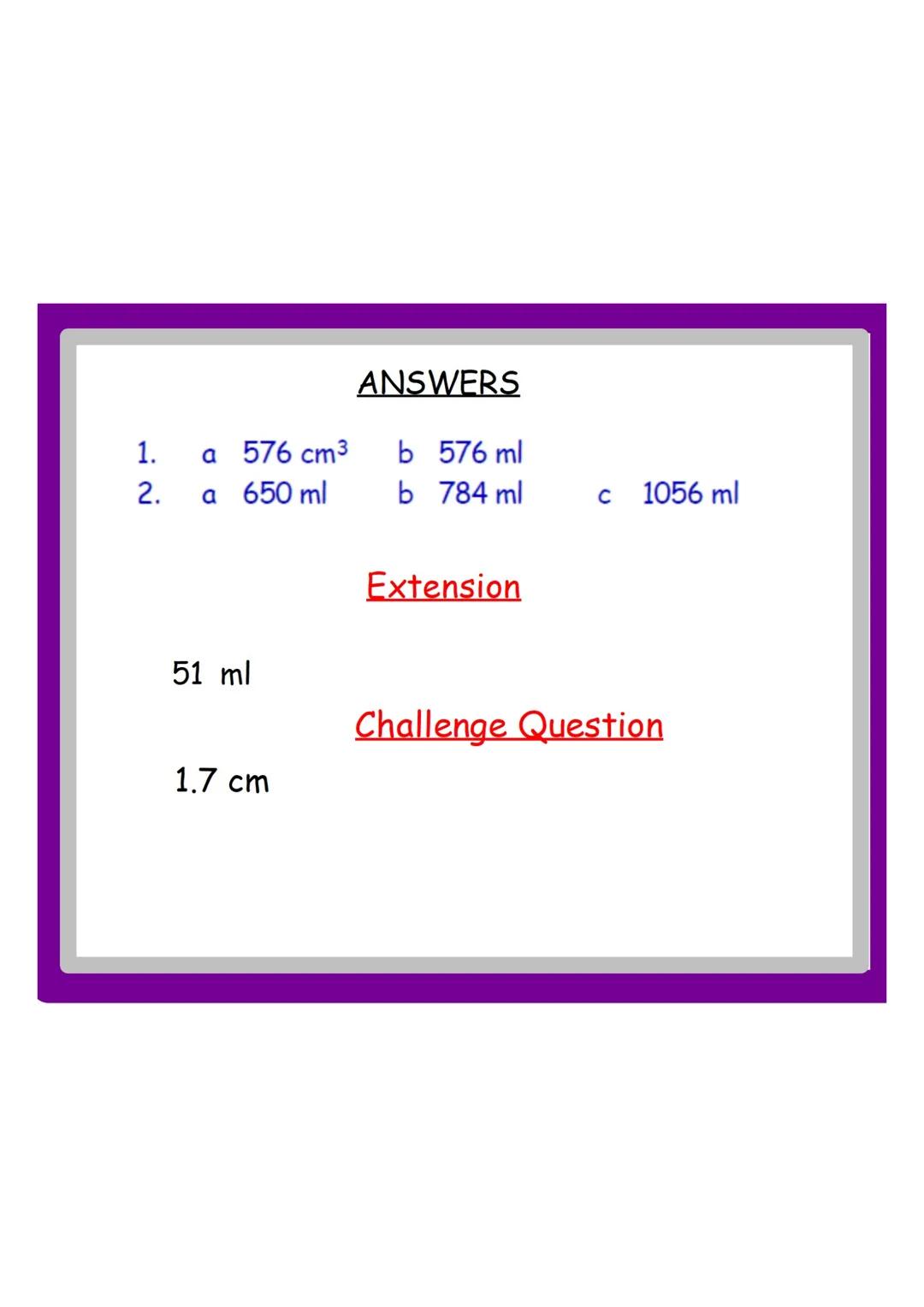 Starter
Non Calculator
Q1 Change 1 litre into millilitres.
Q2 Find of 40.
09/03/22
Lesson 5
Q3 Solve 7x2(x + 1) = 8
Extension
At a school nu