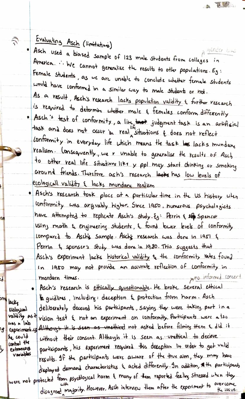 ●
●
●
●
●
●
●
●
9/9
.
To fit in
Behaviour
that aligns
with social
horms
fear of being rejected
|
CONFORMTY
1
(
SOCIAL INFLUENCE
Changing
beh