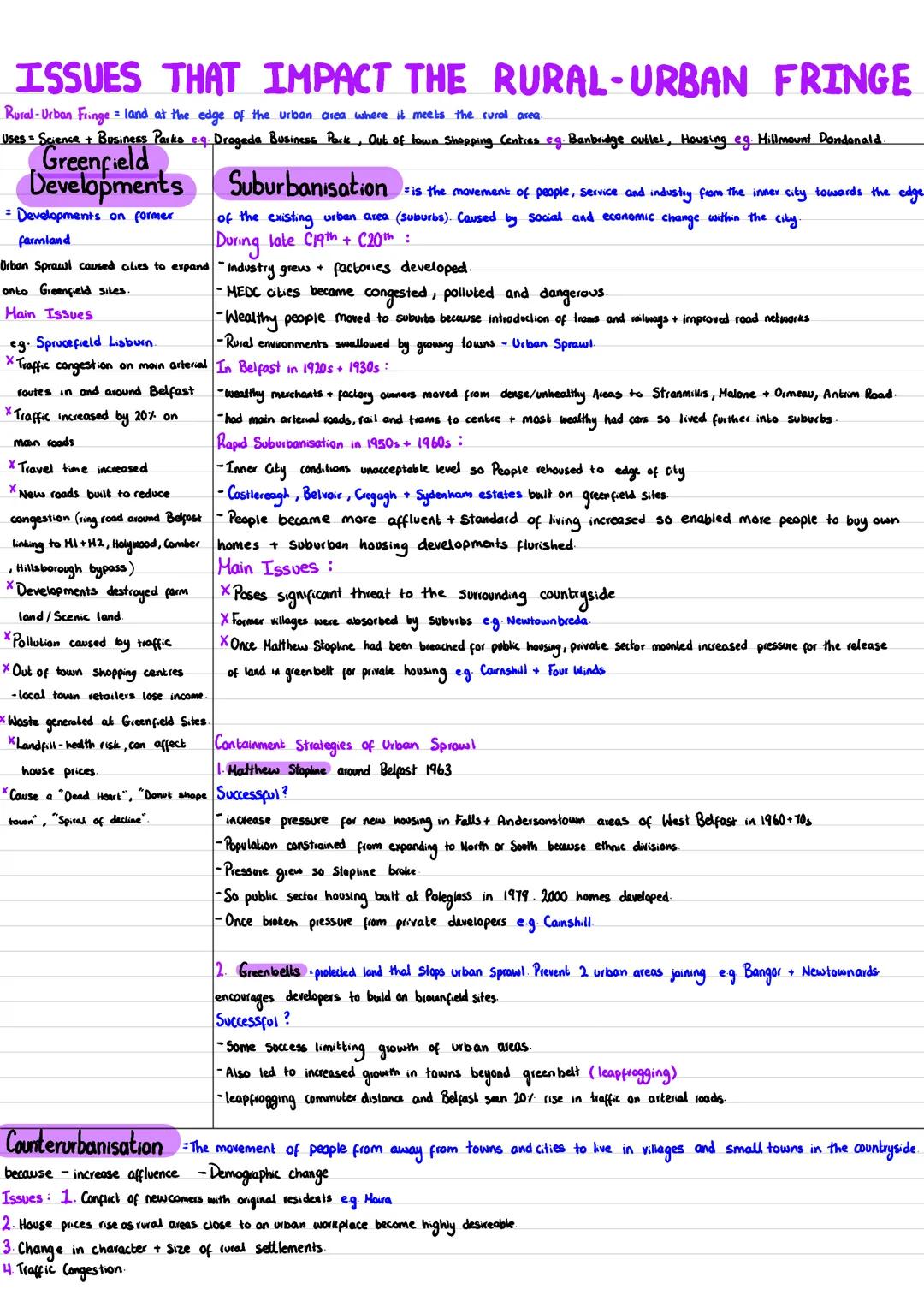 # Cloke's Index of
# Rurality

* 1979
* Hethod of measuring how urban or rural an area is.
* Development close to city restricted by Green B