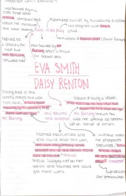 Know Eva smith/Daisy renton revisions notes (An Inspector Calls ) thumbnail