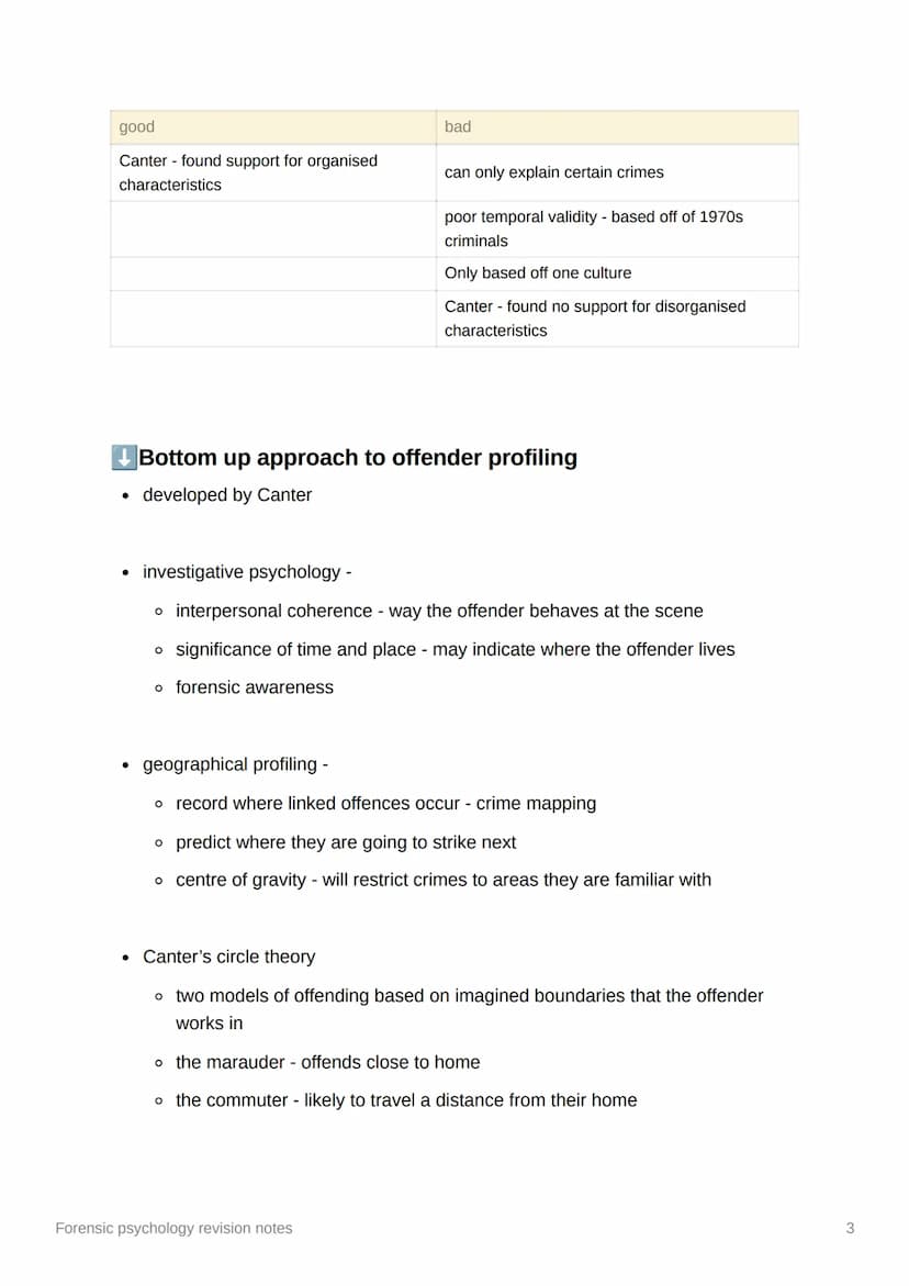 
<h2 id="topdownapproachtocriminalprofiling">Top-Down Approach to Criminal Profiling</h2>
<p>Criminal profiling is an investigative and anal