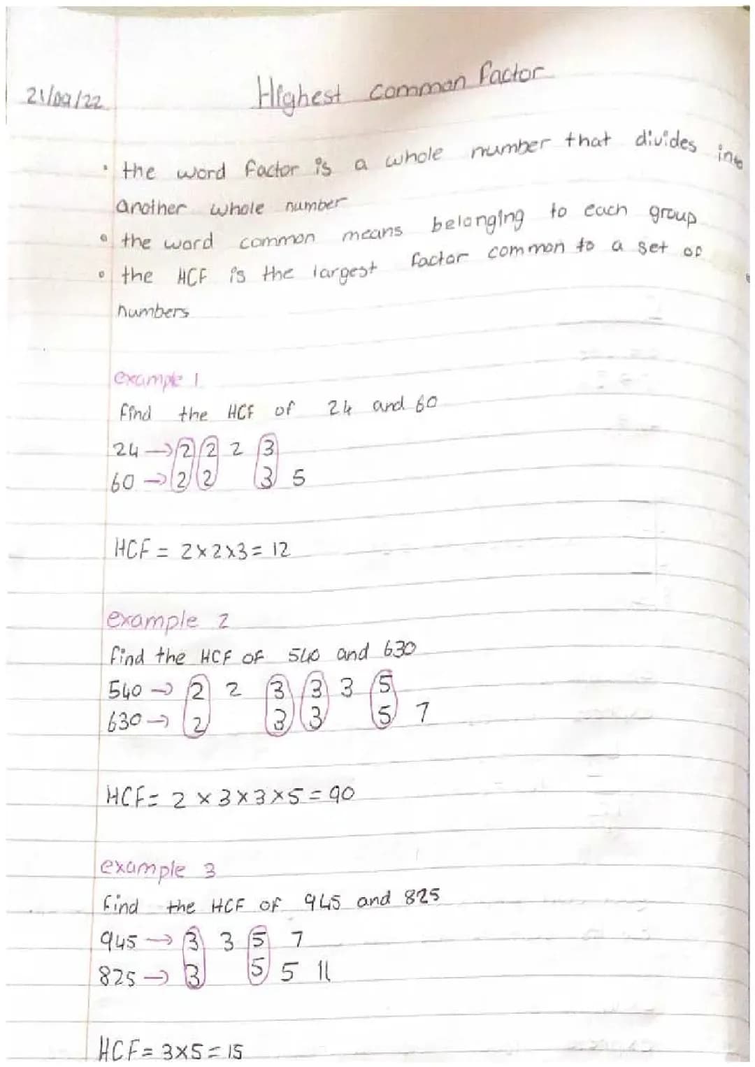 HCF and LCM for Kids: Easy HCF Questions, Examples, and Prime Factorization Worksheets