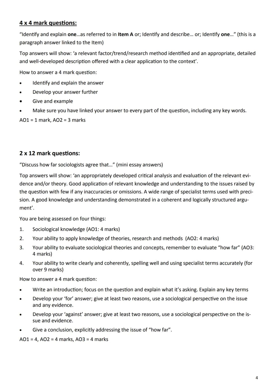 2.2
Assessments
Paper 1: The sociology of families and
education
What's assessed
⚫ The sociology of families
⚫ The sociology of education
• 