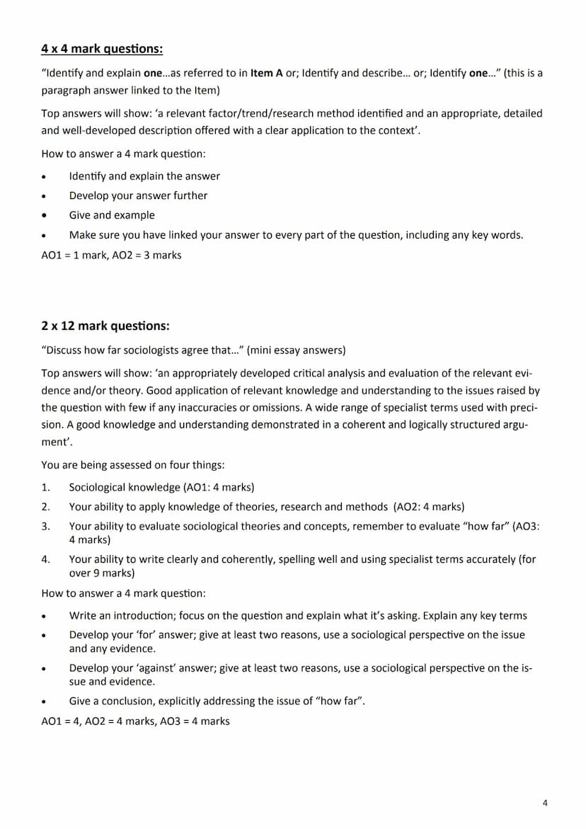 2.2
Assessments
Paper 1: The sociology of families and
education
What's assessed
⚫ The sociology of families
⚫ The sociology of education
• 