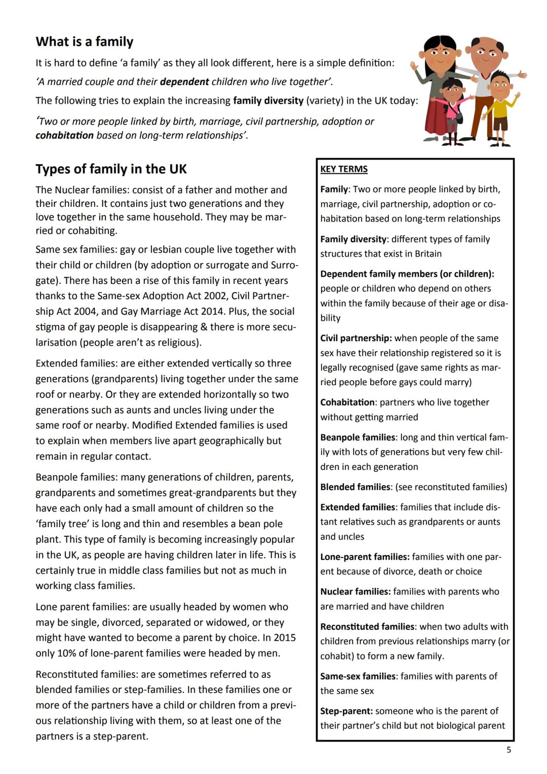 2.2
Assessments
Paper 1: The sociology of families and
education
What's assessed
⚫ The sociology of families
⚫ The sociology of education
• 