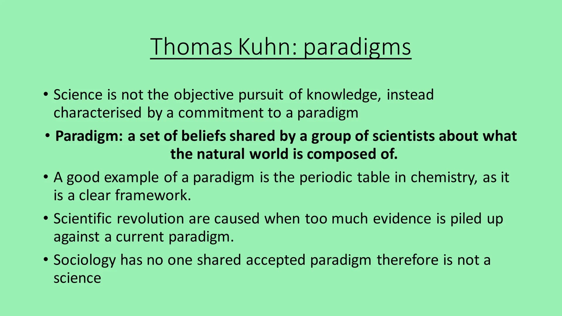Sociological Debate 2
Is sociology a science?
Knowunity username: @grack69 The five components that distinguish science
from other sources o