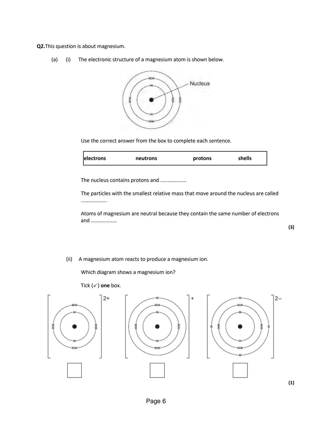 Q1.This question is about different substances and their structures.
(a) Draw one line from each statement to the diagram which shows the st