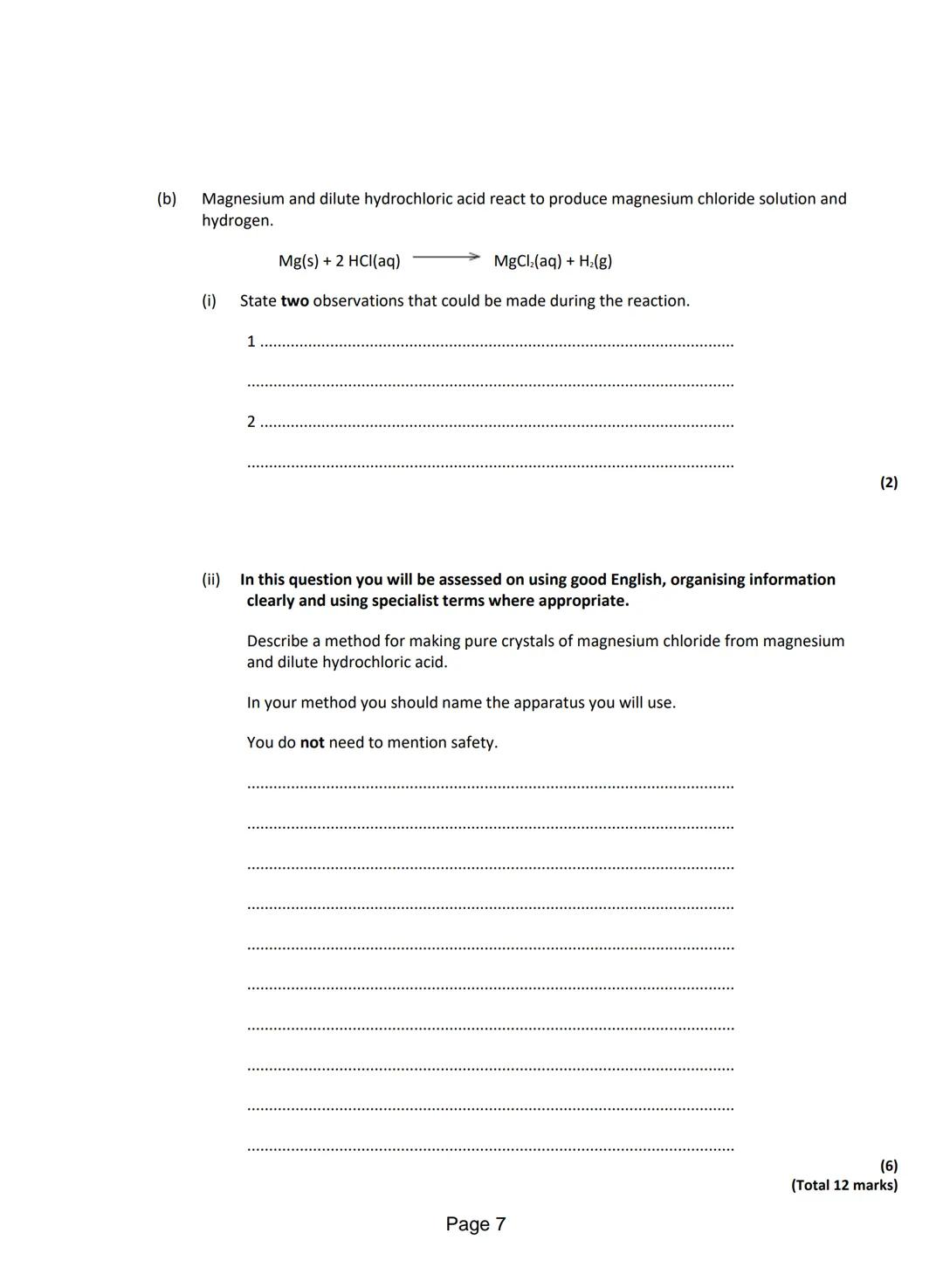 Q1.This question is about different substances and their structures.
(a) Draw one line from each statement to the diagram which shows the st