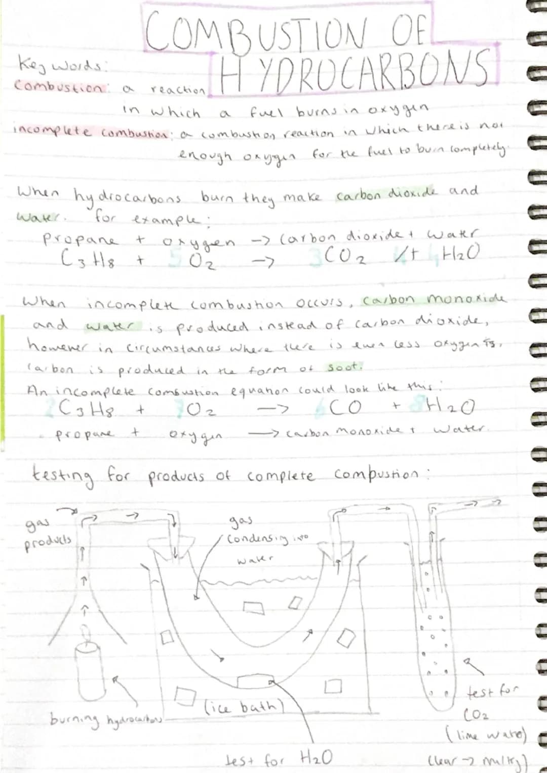 Keywords:
Crude oil: non-renewable
energy source, made of hydrocarbons (hydrogent Carbon/
Alkanes: a type of hydrocarbon with single carbon-