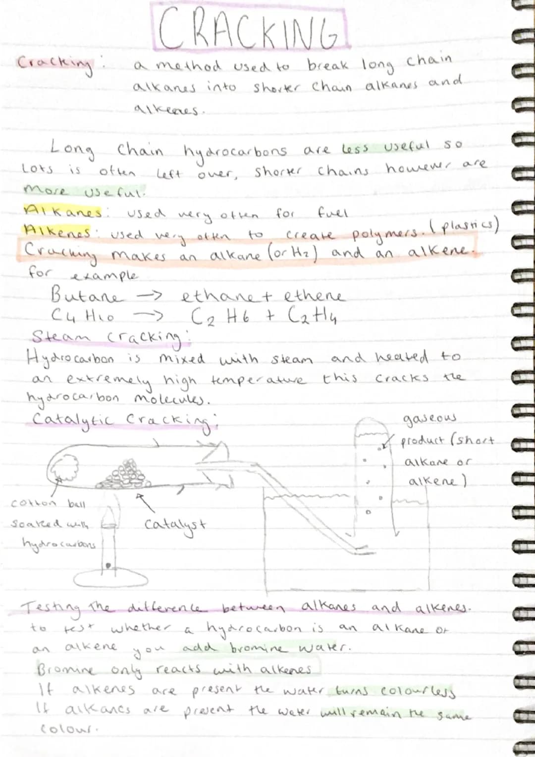 Keywords:
Crude oil: non-renewable
energy source, made of hydrocarbons (hydrogent Carbon/
Alkanes: a type of hydrocarbon with single carbon-
