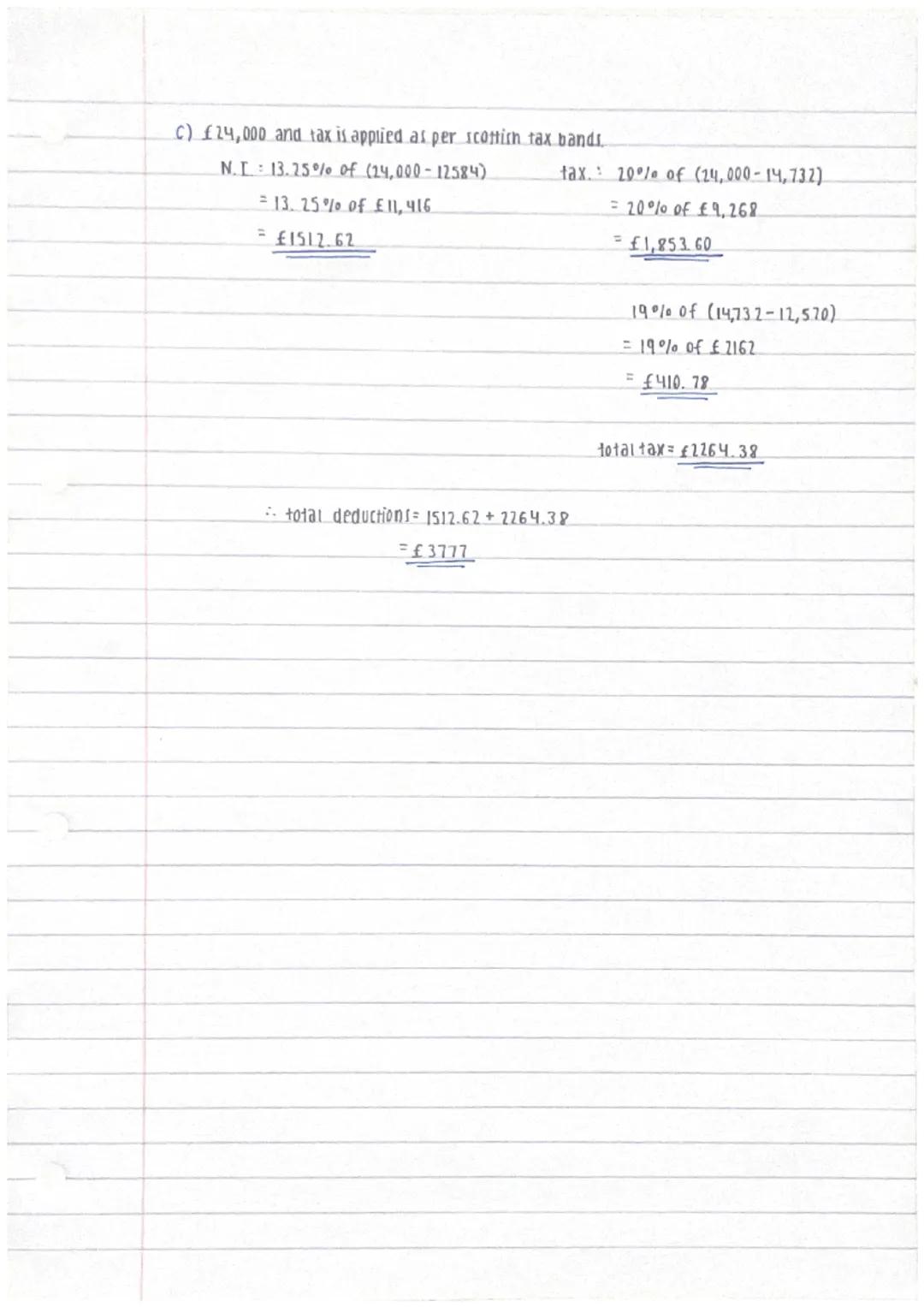Revision national insurance
appi of Maths
national insurance:
another deduction from your salary.
pays for sick leave, Maternity pay, etc.
n