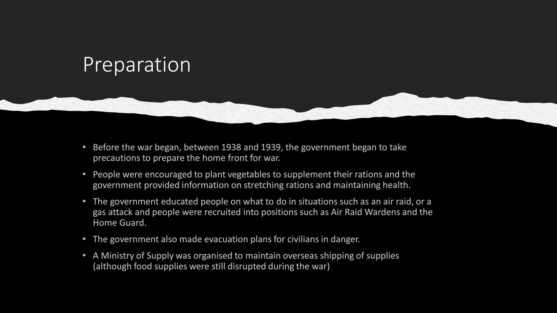 World War II WWII Background
●
●
WWII began on the 1st of September 1939 because
Germany invaded Poland, going against an agreement with
Bri